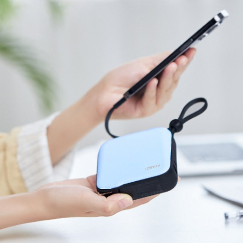 idmix MR CHARGER CH05Pro10000mAh MFi旅充式行动电源-有标示wh - 充电宝/传输线 - 其他材质 蓝色