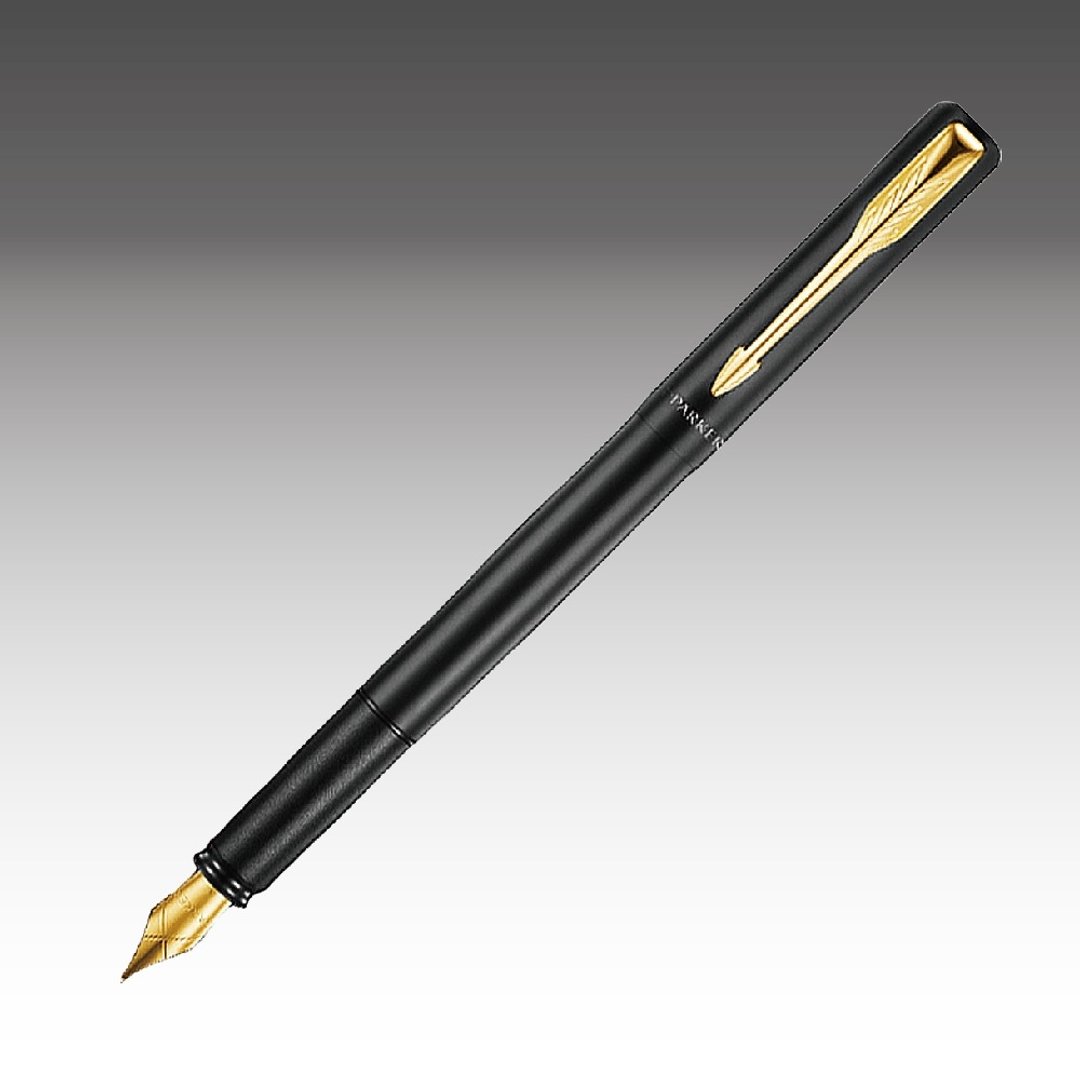 Parker 派克 新款威雅XL 黑杆金夹钢笔  免费刻字 - 钢笔 - 其他金属 黑色