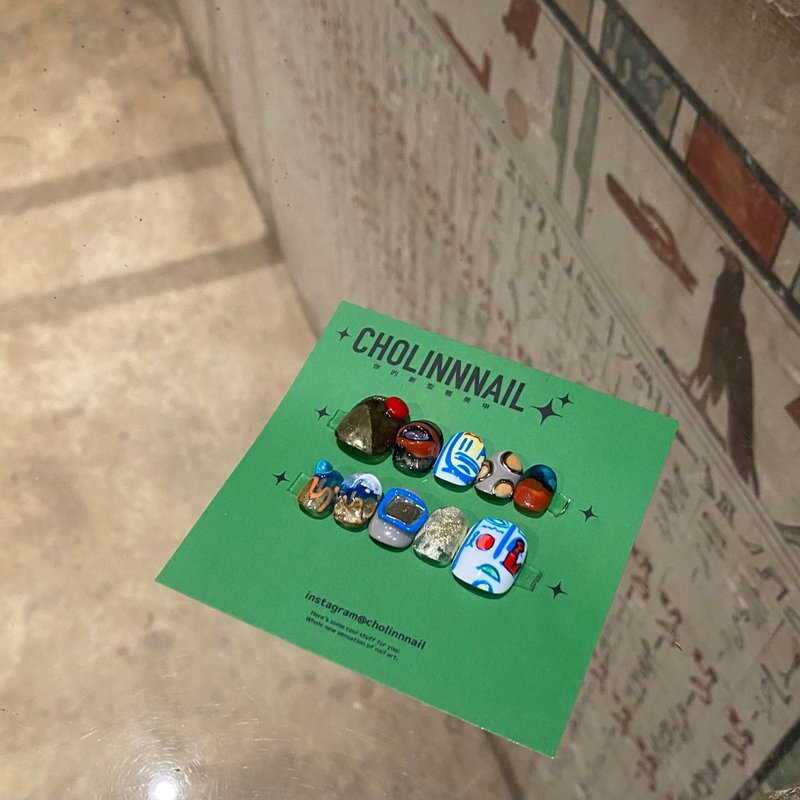 (V)N15 Magical Egypt—定制化手作穿戴式美甲片 - 其他 - 其他材质 多色