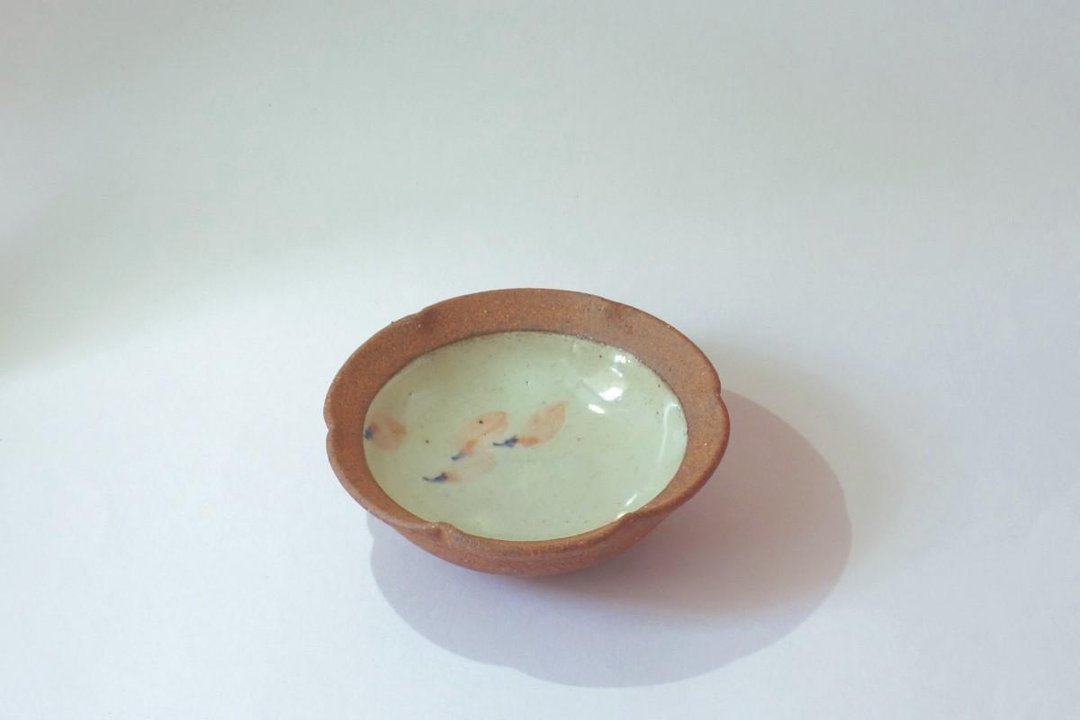 Ring flower plate White makeup cherry tree - 浅碟/小碟子 - 陶 