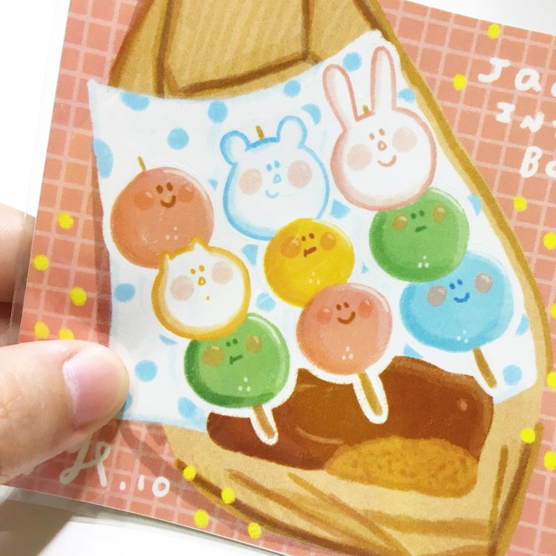 Jack in the box 趣味团子刀模贴纸 - 贴纸 - 纸 