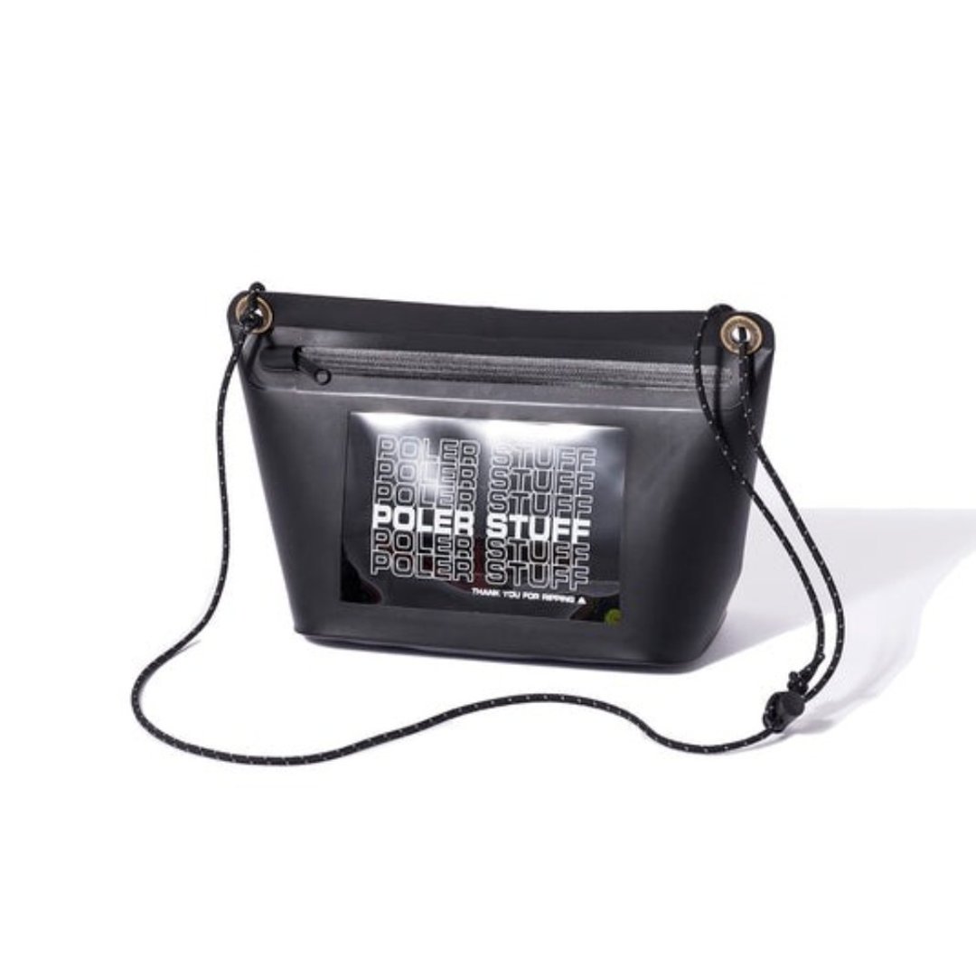 日本限定 POLER HIGH and DRY TPU POUCH 防水轻便袋收纳包 / 黑 - 侧背包/斜挎包 - 其他材质 黑色