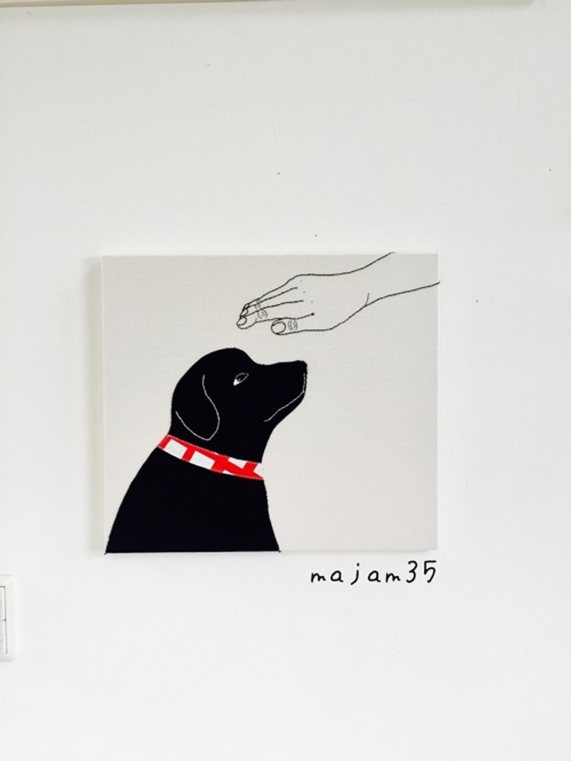 Fabric panel my time - 海报/装饰画/版画 - 棉．麻 白色