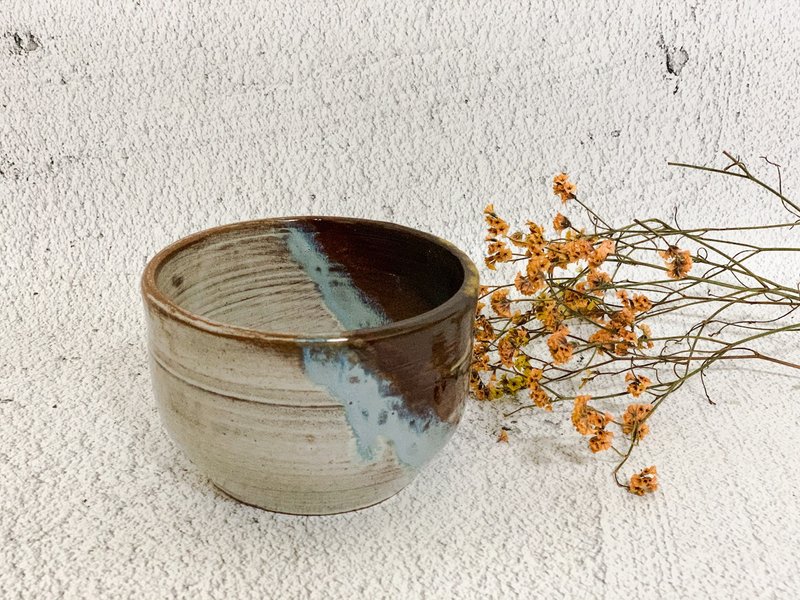 岩石里的水茶碗 - 茶具/茶杯 - 陶 