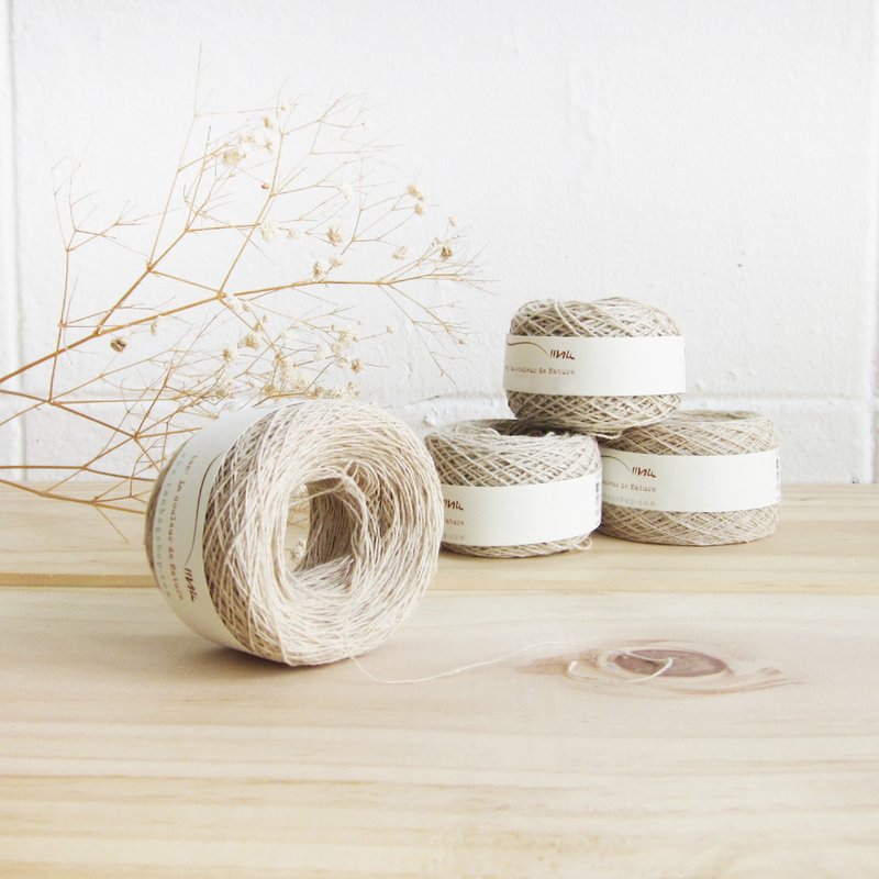 Natural Hemp 20g. / 5pcs per 1 set - 编织/刺绣/羊毛毡/裁缝 - 棉．麻 