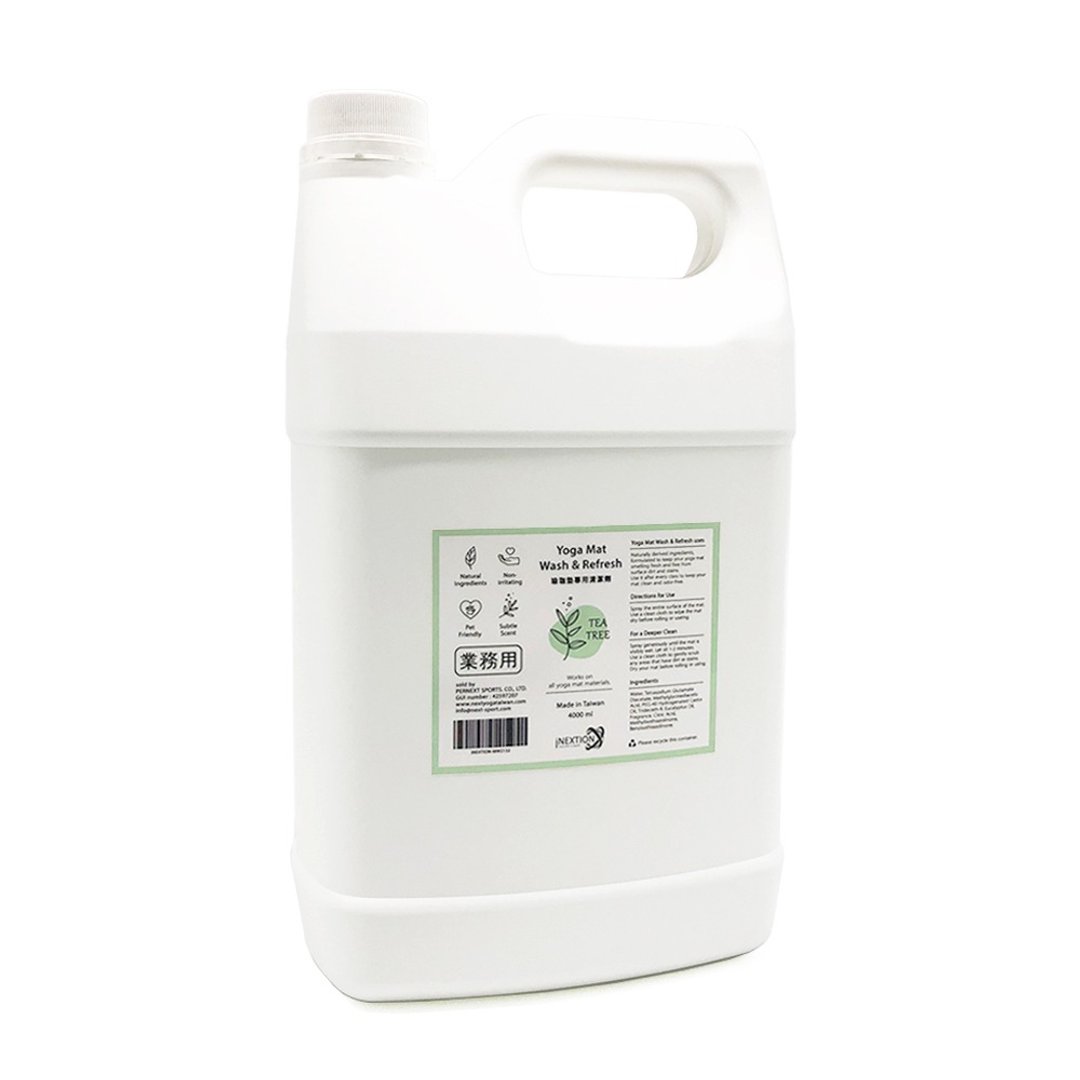【INEXTION】Mat Wash 瑜珈垫专用清洁剂 4000ml -  茶树 - 瑜珈垫 - 精油 白色