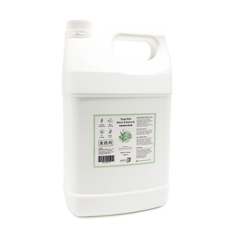 【INEXTION】Mat Wash 瑜珈垫专用清洁剂 4000ml -  茶树 - 瑜珈垫 - 精油 白色