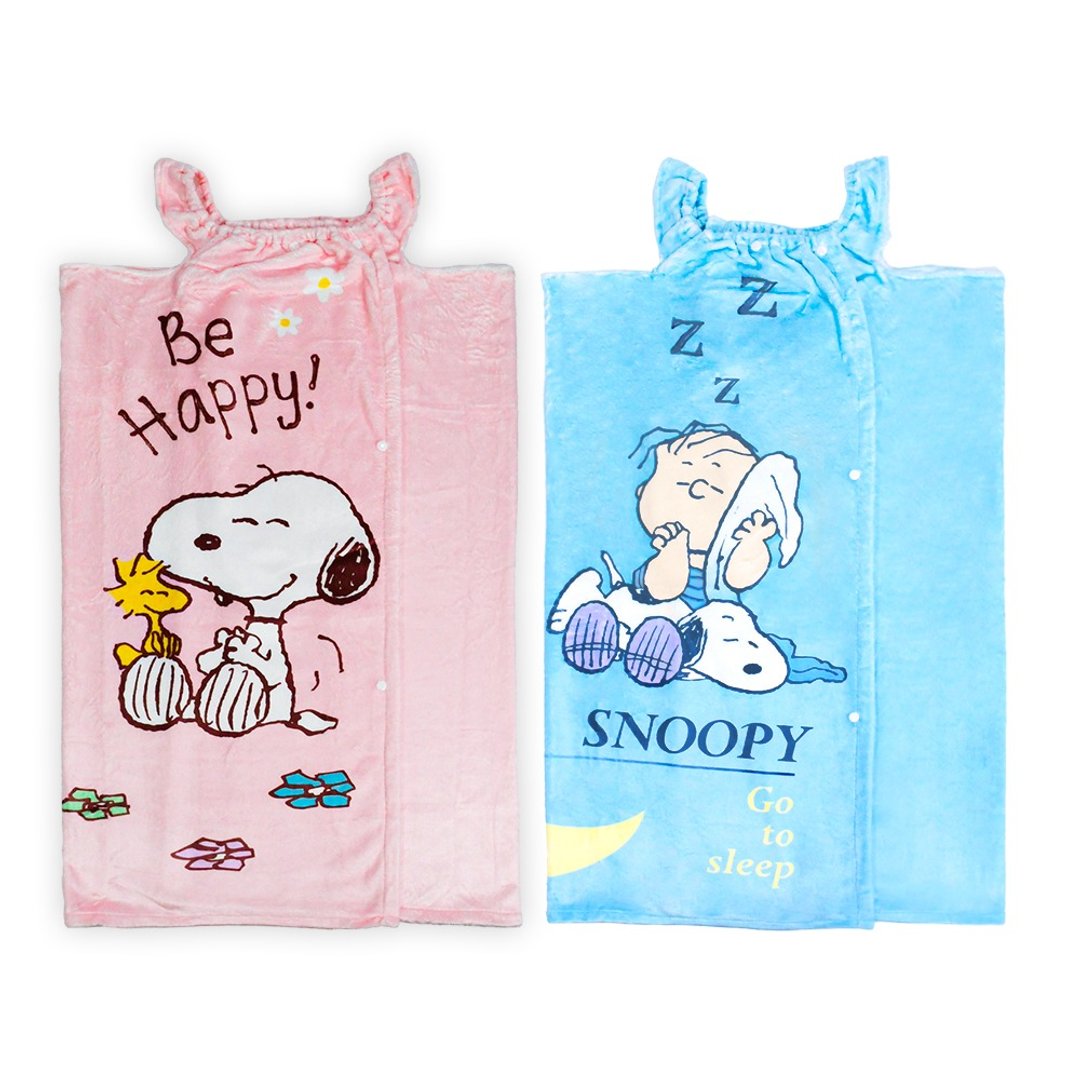 SNOOPY史努比超细纤维高质感印花浴裙 - 其他 - 其他材质 白色