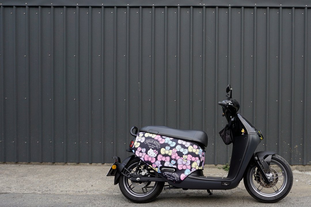 BLR Gogoro VIVA MIX 系列 车身造型保护套 KITTY 防刮车套 K14 - 其他 - 聚酯纤维 黑色