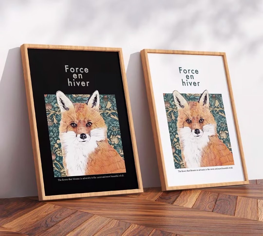 FOX / 原创海报 / A4 或 A3 size - 海报/装饰画/版画 - 塑料 白色