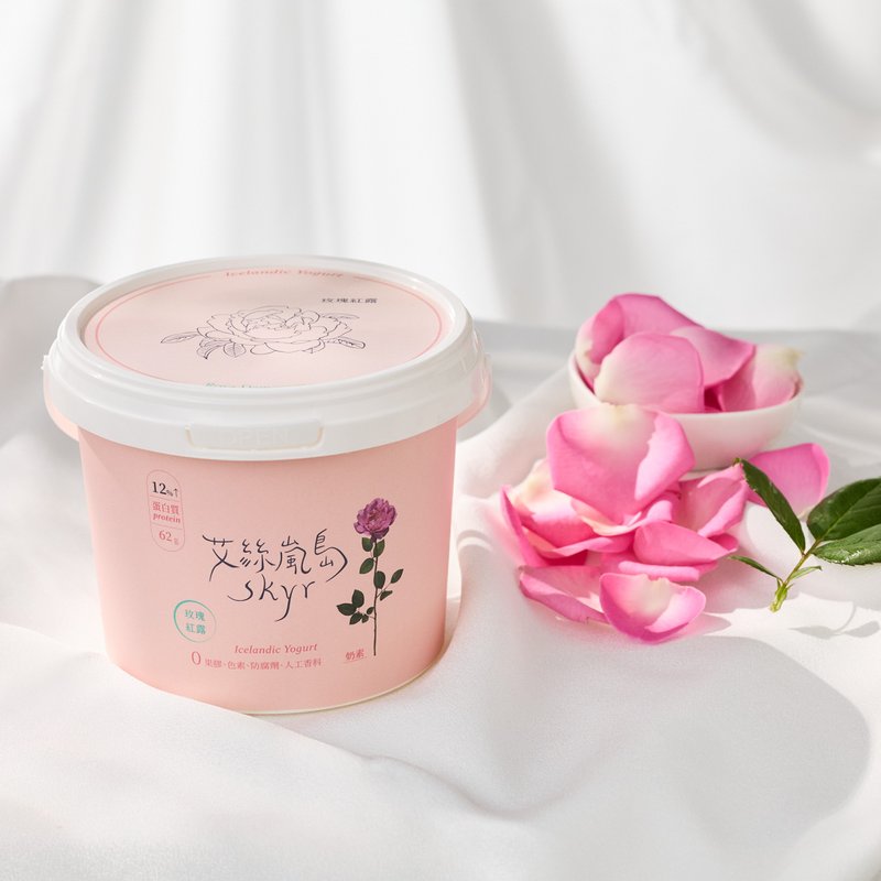 家庭号500g 玫瑰红露Skyr │ 奶素 - 酸奶/优酪乳 - 其他材质 