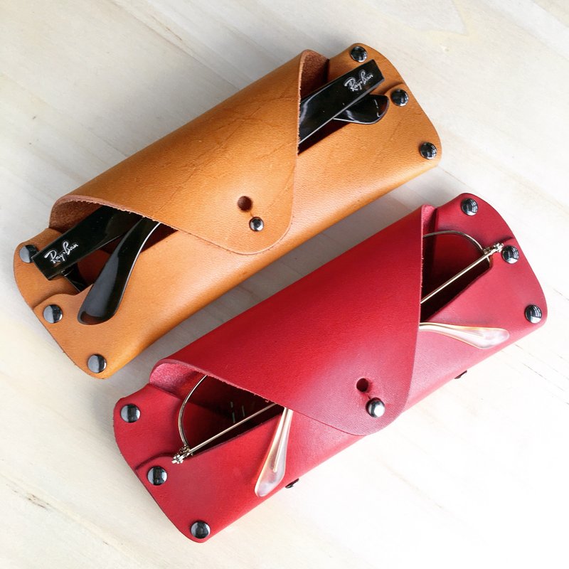 Eyeglasses Leather Case, Leather Sunglasses Case - 眼镜/眼镜框 - 真皮 