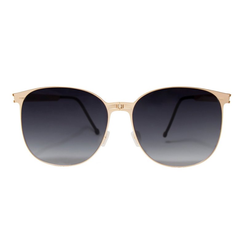 ROAV - CHARLIZE / 金框 / 渐层黑镜片 - 墨镜 - 其他金属 黑色