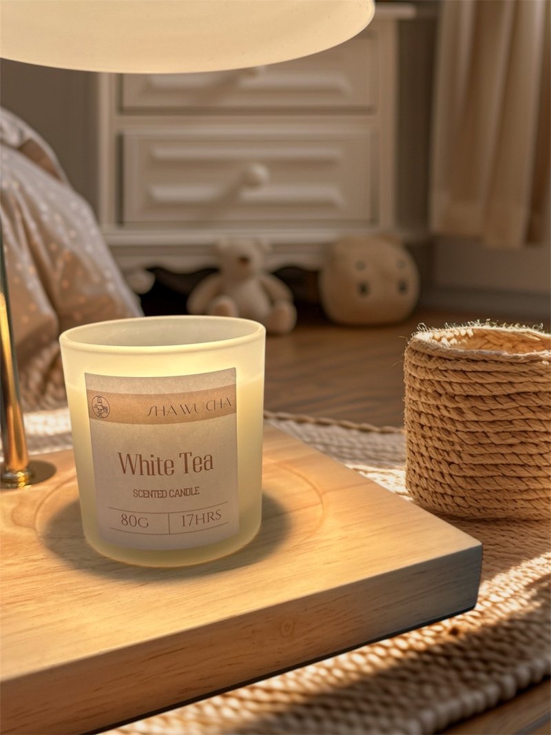 茶香氛蜡烛 白茶蜡烛 - 蜡烛/烛台 - 蜡 