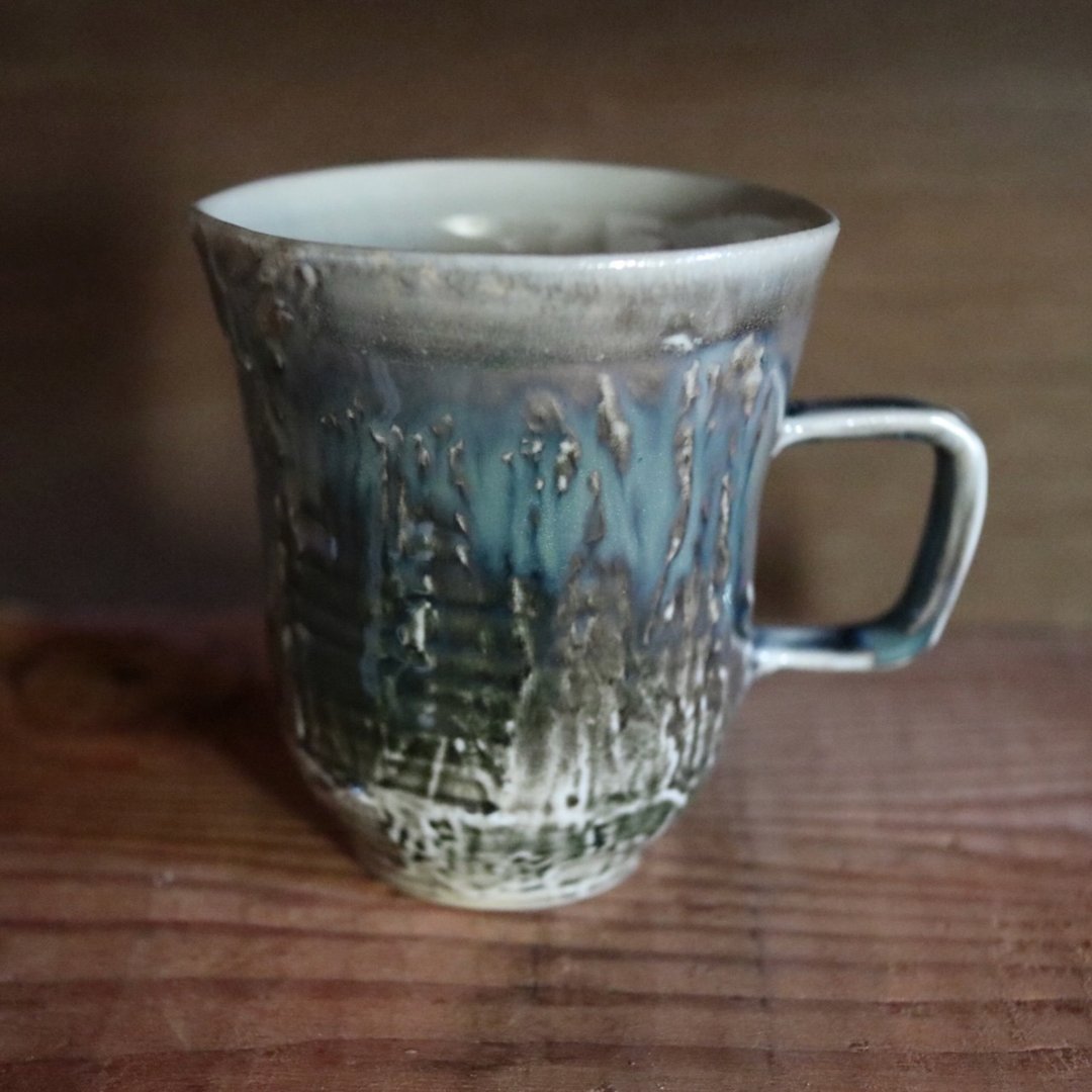 极光夜蓝・柴烧 MUG W1 - 咖啡杯/马克杯 - 瓷 蓝色