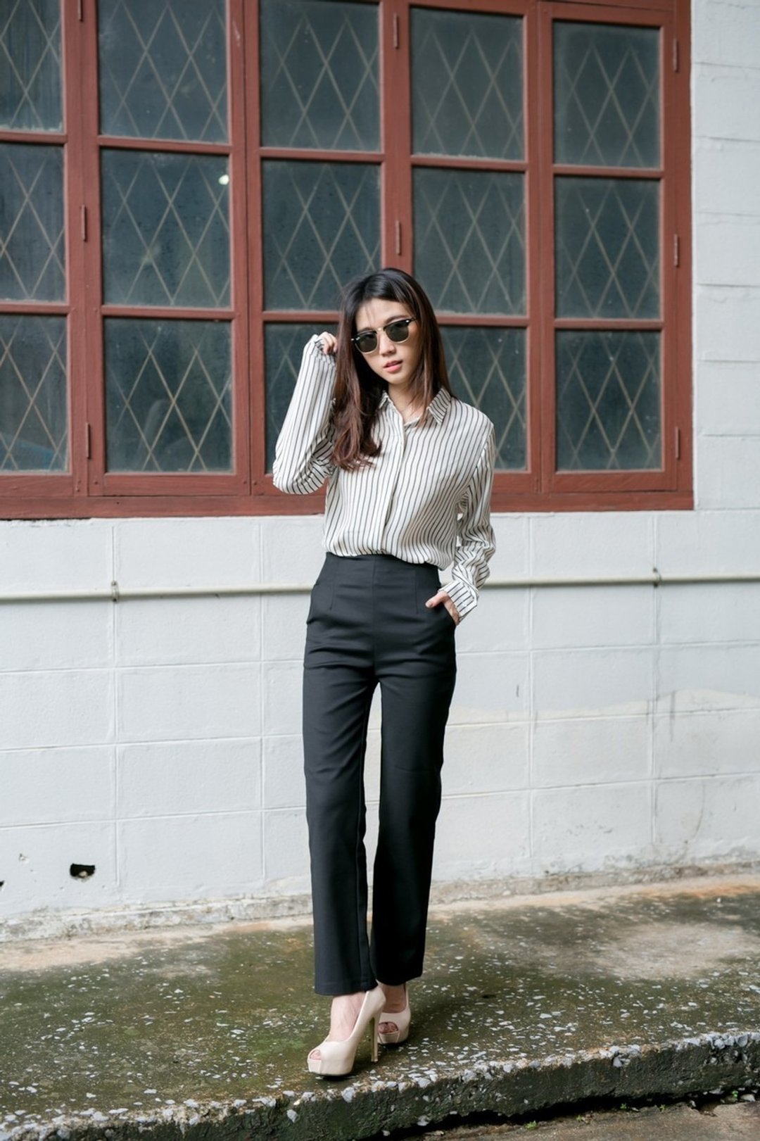 Sofia pant - 女装长裤 - 其他材质 黑色
