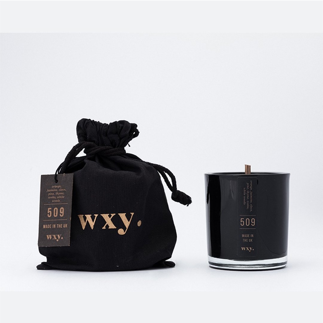 【英国 wxy】Umbra 蜡烛(S)-509 兰花,茉莉& 丁香 /142g - 蜡烛/烛台 - 玻璃 黑色