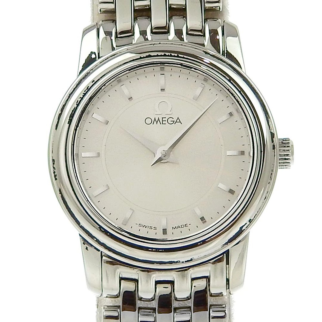 【日本直送】欧米茄 OMEGA 黛维尔 手表 4570.31 不锈钢 石英 指针式显示 银色表盘 女仕款【二手】 - 女表 - 不锈钢 银色