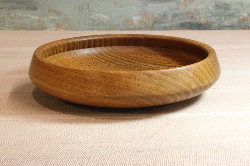 红鷄油手工浅钵 ZK-06 - 碗 - 木头 