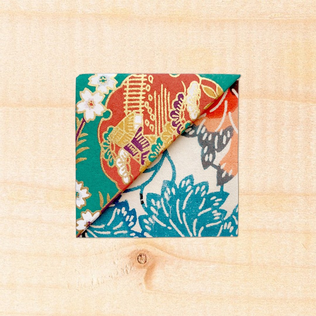 花角书签 -日本进口和纸 / 手工书签-bookmark #055 - 书签 - 纸 