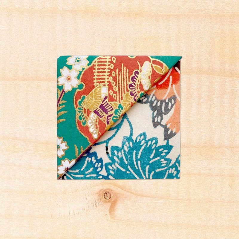 花角书签 -日本进口和纸 / 手工书签-bookmark #055 - 书签 - 纸 