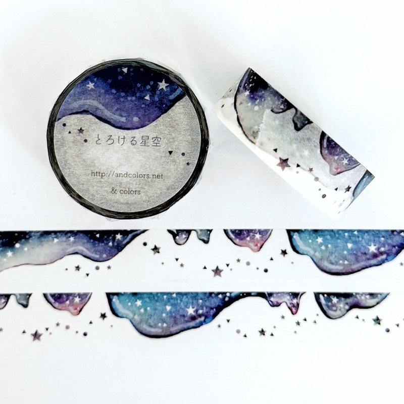 融化星空 纸胶带 - 纸胶带 - 纸 蓝色