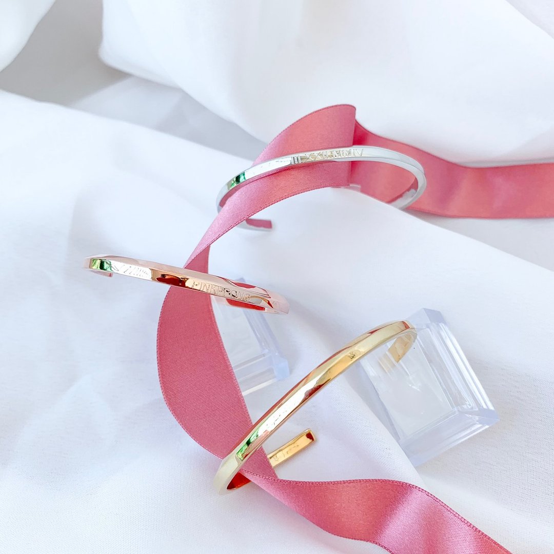 mini cuff bangle - 手链/手环 - 其他金属 银色