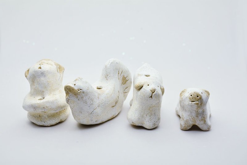 十二生肖 猴 鸡 狗 猪 香立 线香座  筷架 扩香 一轮花瓶 - 摆饰 - 陶 