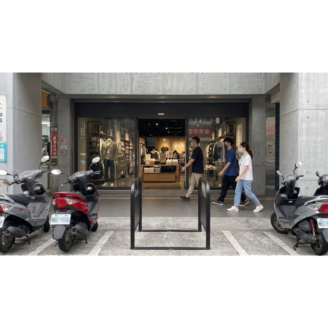 商用出入口导引通道架 金属工业风 活动 店面排队动线管理通道 - 其他 - 其他金属 黑色