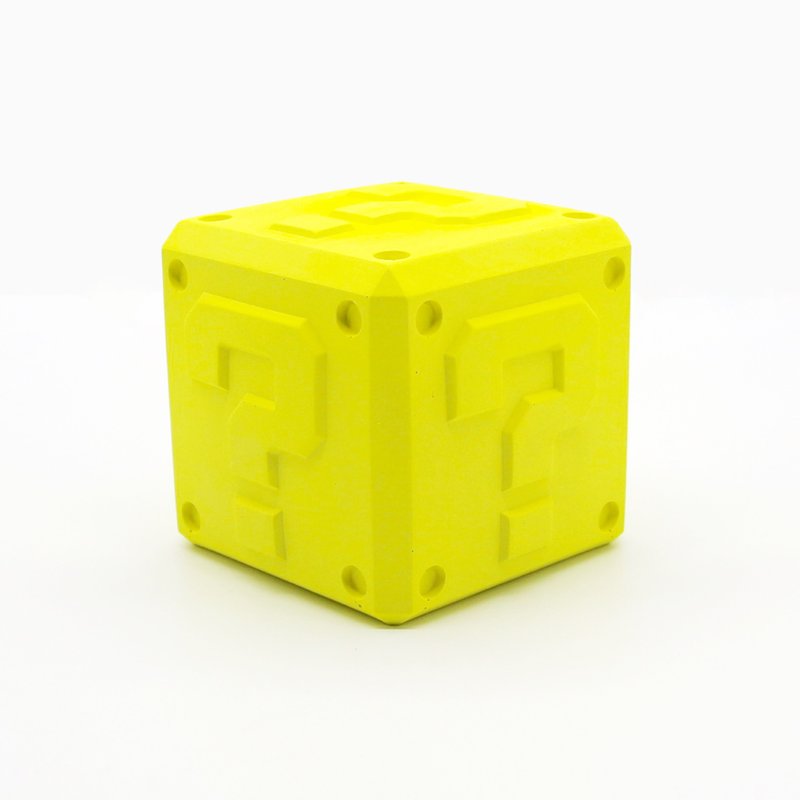 经典重现 I Super Mario Aroma stone I 玛莉兄弟问号砖扩香石－ - 香薰/精油/线香 - 水泥 灰色