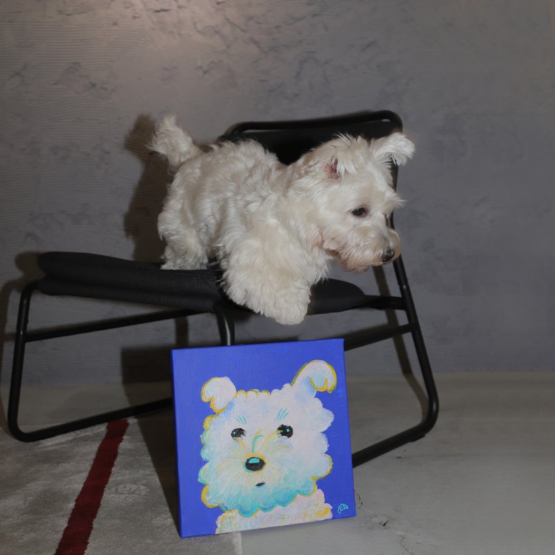 宠物油画体验课程 附饮品甜点 - 插画/绘画/写字 - 压克力 