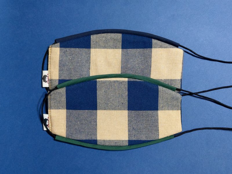 手工限量立体口罩  纯棉不织布  舒适  透气  可水洗 - 口罩 - 棉．麻 