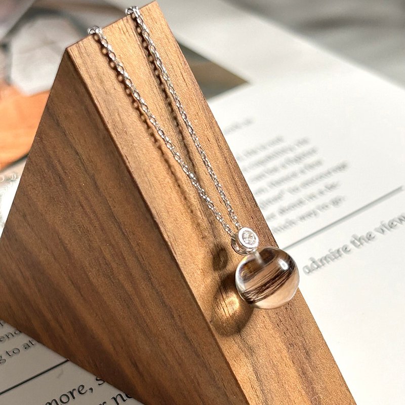 NL12-1 宠物纪念品 宠物饰品 宠物毛发项链 胎毛纪念品 胎毛项链 - 订制抱枕/饰品 - 纯银 白色