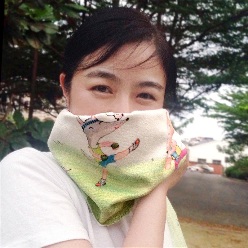 运动毛巾/小孩浴巾 陪你拳击有氧 - 运动配件 - 其他材质 绿色