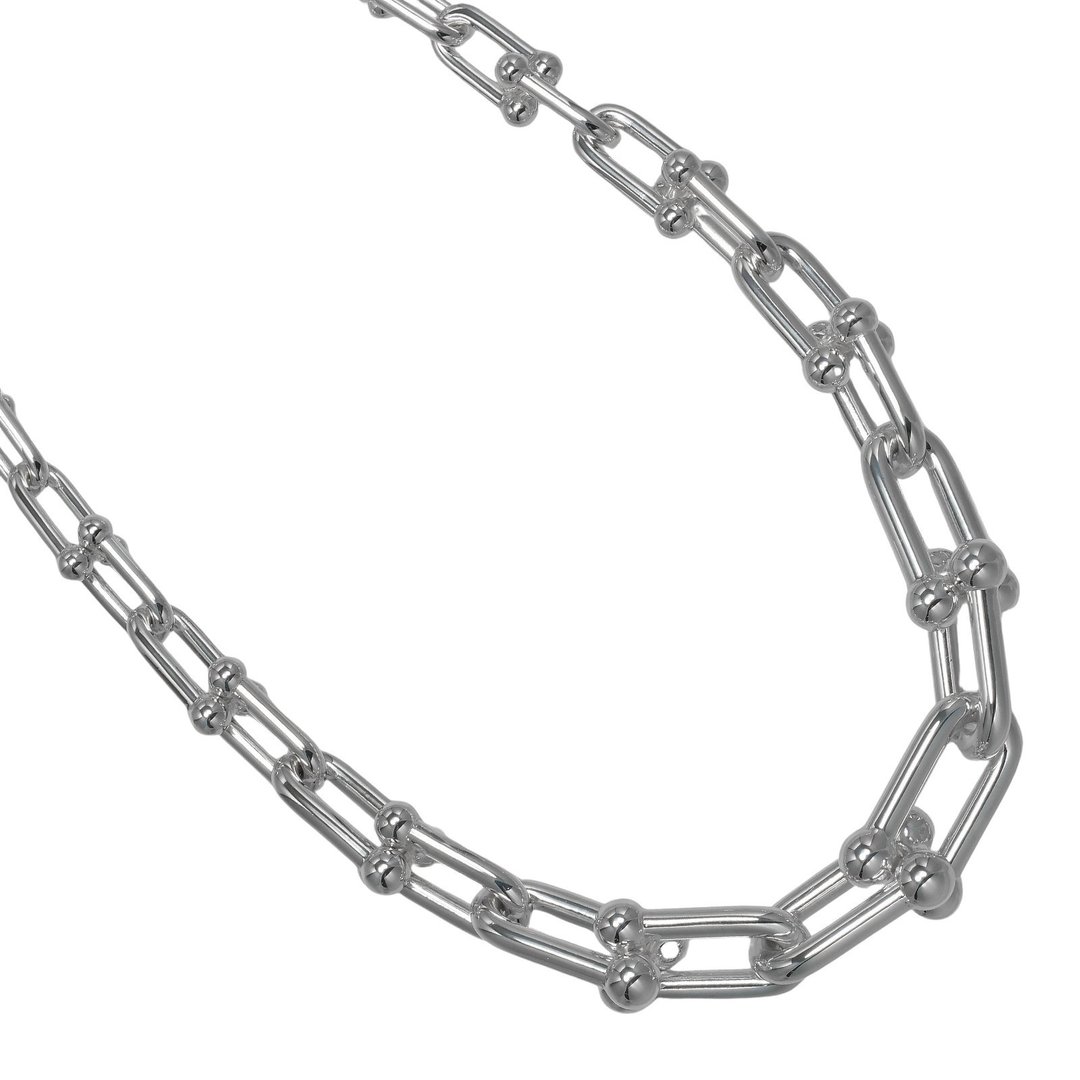 【日本直送】蒂芙尼 TIFFANY&Co. 项链 Hardware Graduated Link 银 925 约 105.5g 【二手】A 级 - 项链 - 银 银色