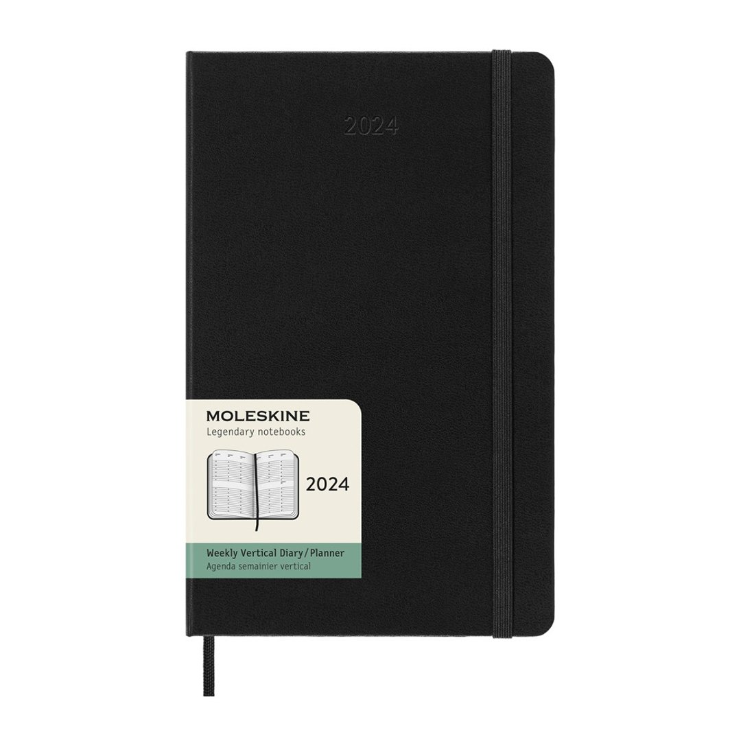 _勿上架__勿上架_MOLESKINE 2024 直式周记 12M 硬壳 L 型 黑 烫 - 笔记本/手帐 - 纸 黑色
