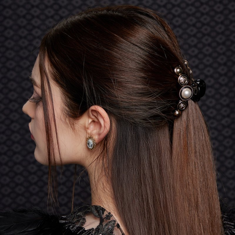 David 爪型发夹 - 发饰 - 其他材质 黑色