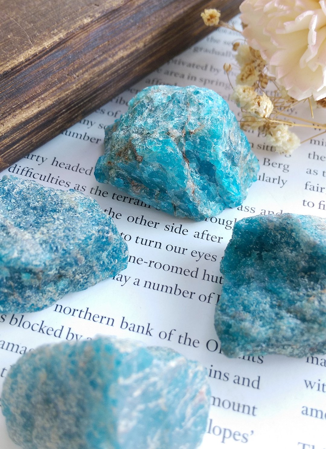 Apatite 马达加斯加产地  磷灰石 蓝磷灰 原石 天然矿石 原矿 - 摆饰 - 其他材质 