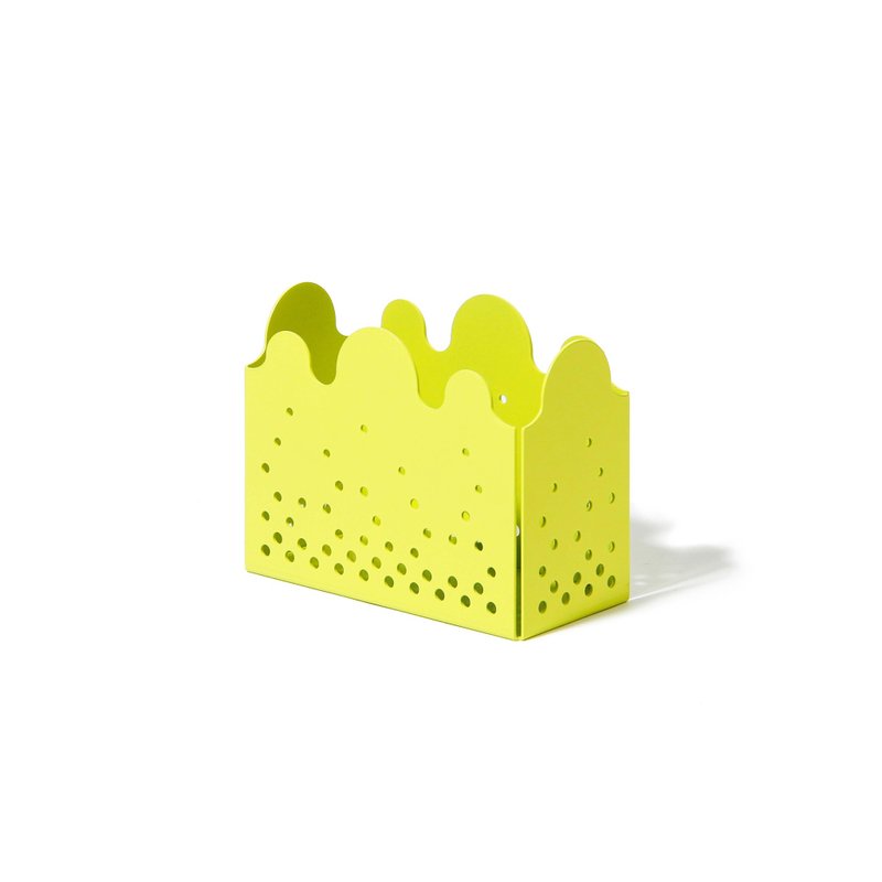 【展示品出清】40%off  波波收纳盒 / 晨曦黄 - 笔筒/笔座 - 其他金属 黄色