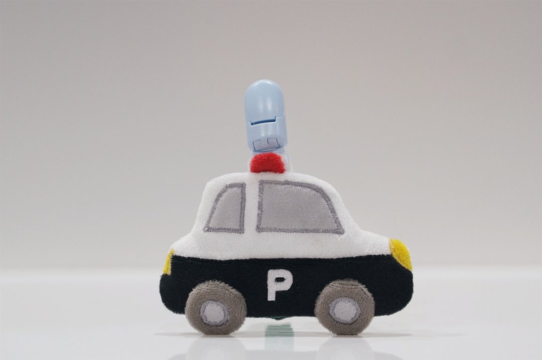 Bucute警车护身符.御守套.平安符袋/宝宝专用/手工制作/弥月 - 满月礼盒 - 聚酯纤维 黑色