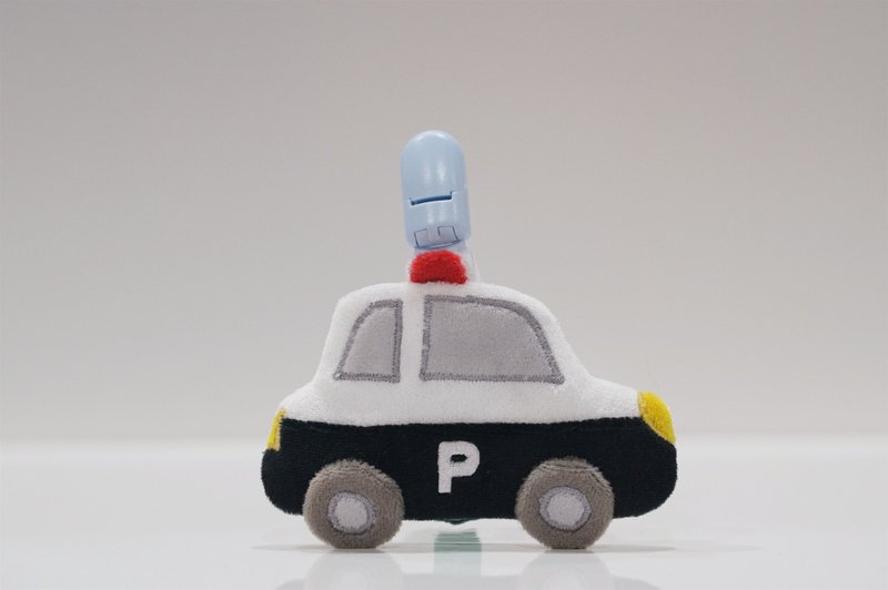 Bucute警车护身符.御守套.平安符袋/宝宝专用/手工制作/弥月 - 满月礼盒 - 聚酯纤维 黑色