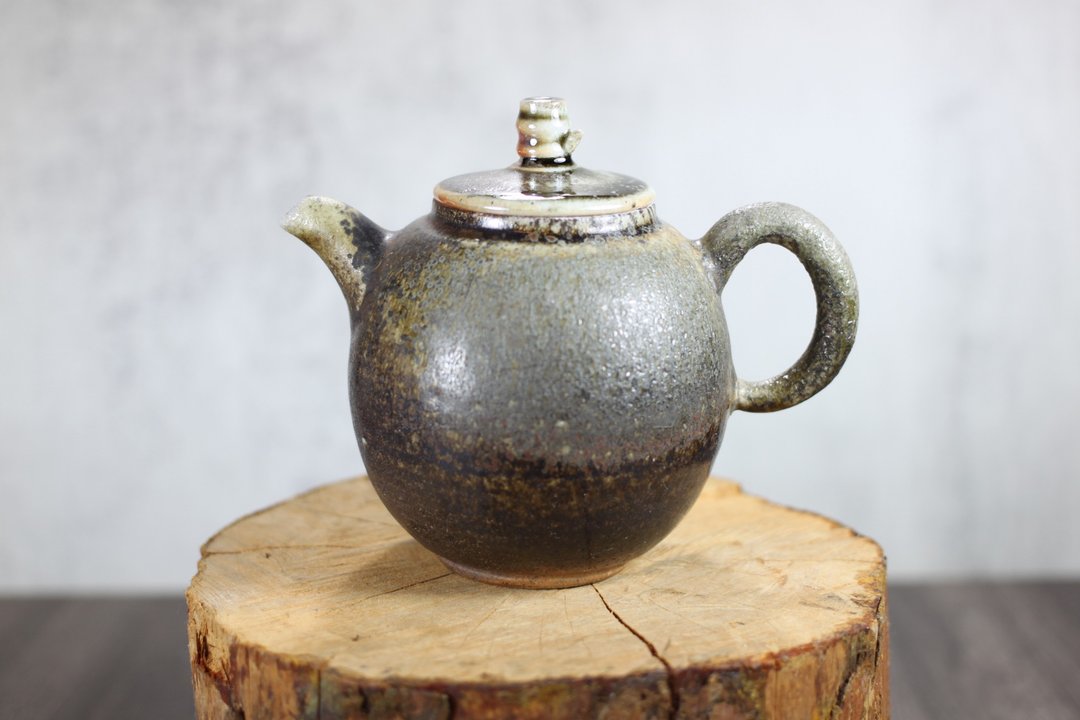 【送礼自用】柴烧 天然落灰 手工茶壶 名家叶敏祥手作精品 - 茶具/茶杯 - 瓷 