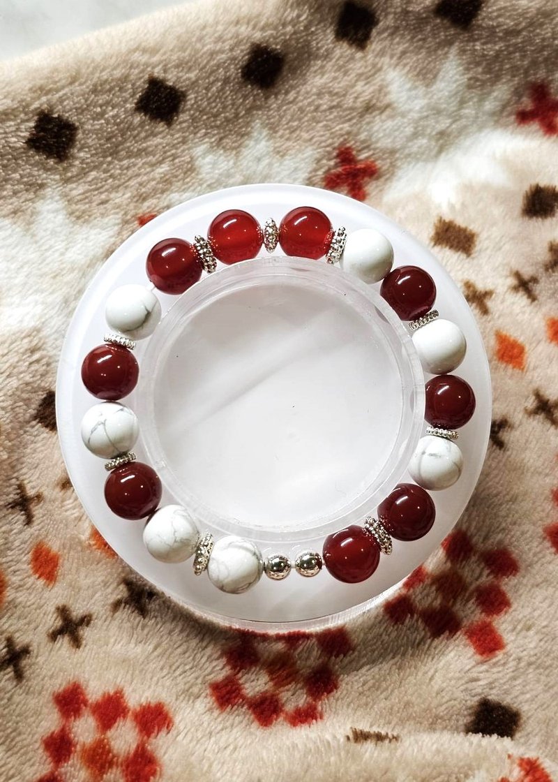 AgIo。【圣诞节系列】设计款手链 - 手链/手环 - 水晶 红色