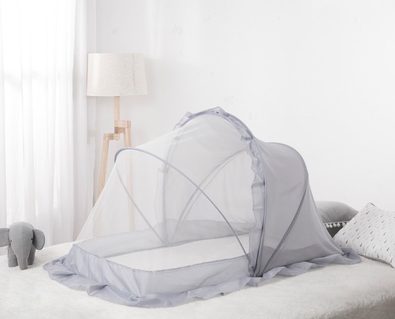 KIDDA 婴儿床蚊帐罩 全罩式遮光/全透 可切換 - 婴儿床上用品 - 环保材料 白色