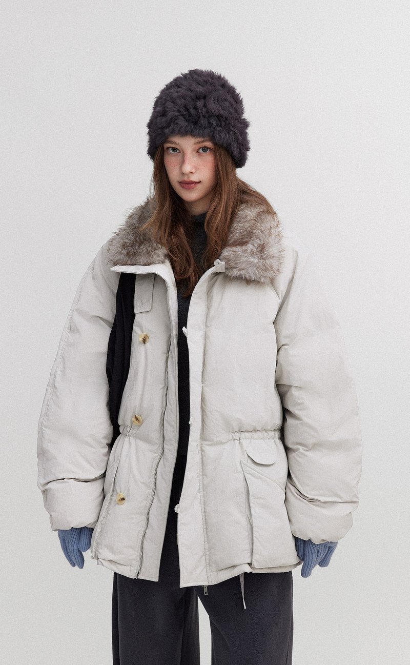 零下可穿 / 仿貂毛领派克羽绒服 / 90白鸭绒 - 女装休闲/机能外套 - 其他材质 多色