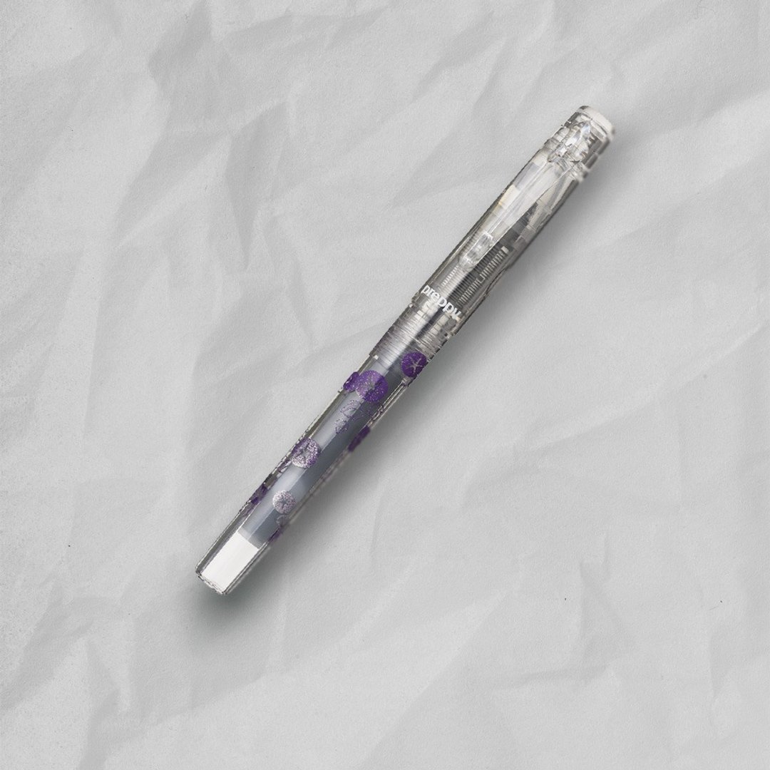 PLATINUM 白金牌 Preppy 和 近代莳绘 0.3mm钢笔 牵牛花 - 钢笔 - 塑料 紫色