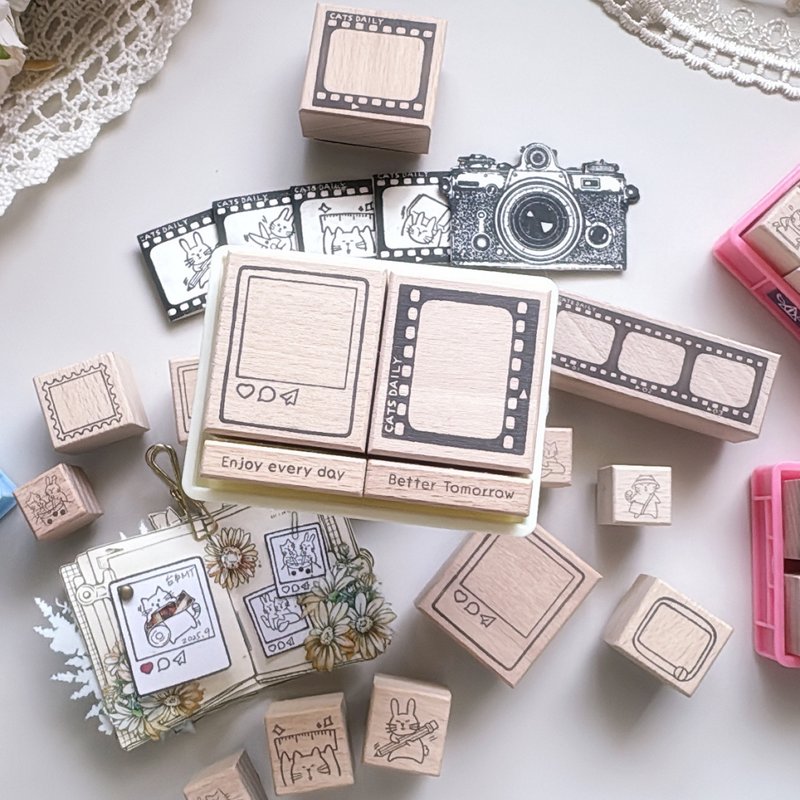 new / no.313-316 大喀嚓 ka cha / 印章组 - 印章/印台 - 木头 