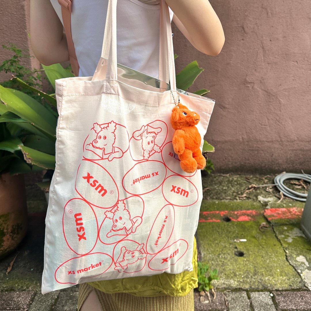 Candy Tote Bag - 手提包/手提袋 - 棉 粉红色