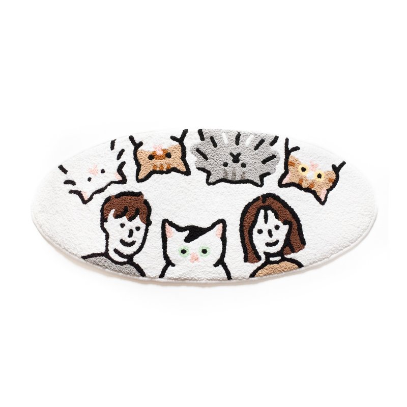 定制化宠物地垫 椭圆型 - 100 CM - 地垫/地毯 - 其他材质 