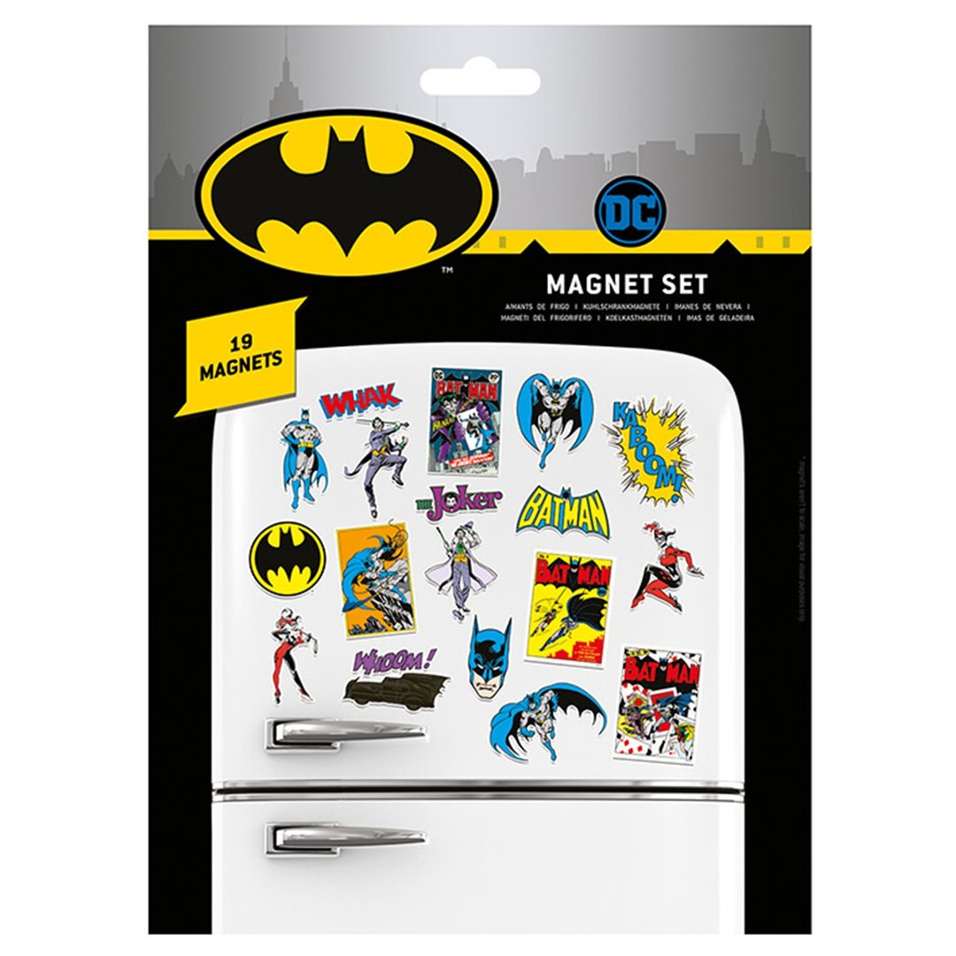 【DC】蝙蝠侠复古美漫风进口冰箱磁铁组 Batman - 冰箱贴/磁贴 - 其他材质 多色
